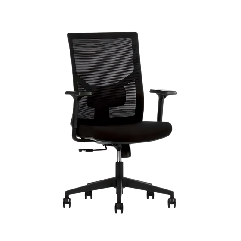 Descubre la elegante y cómoda silla ejecutiva modelo SCREEN con respaldo bajo de Aura Muebles. Ideal para largas jornadas laborales, brinda soporte y estilo a tu oficina.