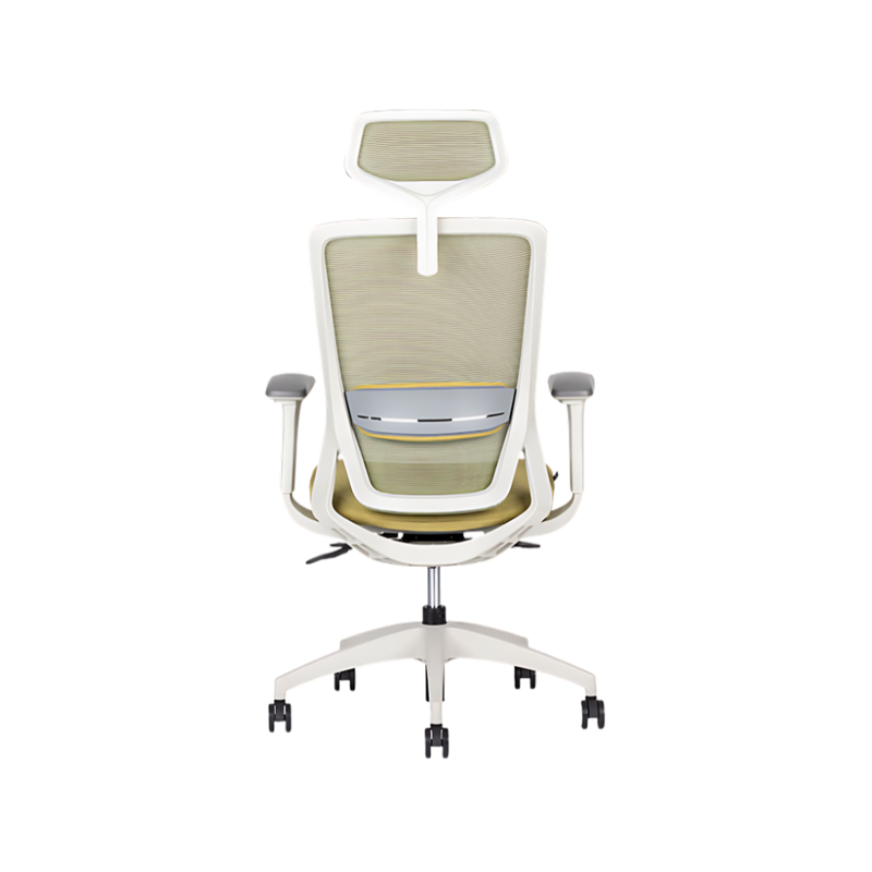 Descubre la silla ejecutiva modelo SOUL WHITE de Aura Muebles, con respaldo alto y diseño moderno que brinda confort y elegancia en cualquier oficina.