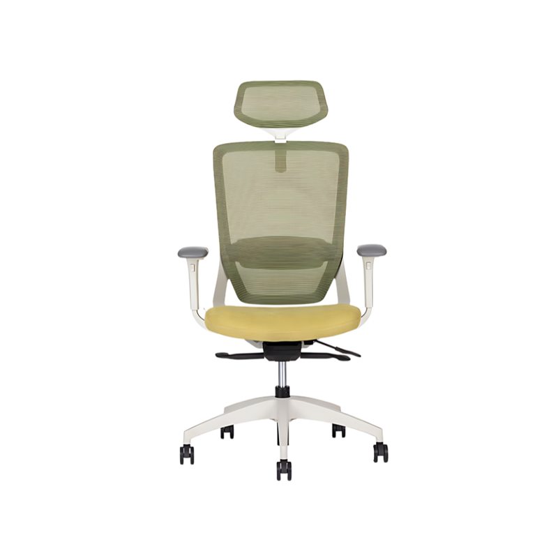 Descubre la silla ejecutiva modelo SOUL WHITE de Aura Muebles, con respaldo alto y diseño moderno que brinda confort y elegancia en cualquier oficina.