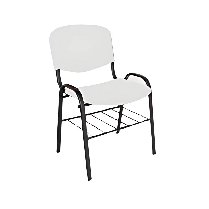 Descubre la silla escolar Nova con parrilla modelo EN-353 de Aura Muebles. Diseñada para brindar comodidad y seguridad, esta silla es ideal para mantener un ambiente de aprendizaje organizado.