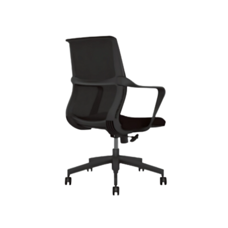 La silla operativa modelo AB-90 de Aura Muebles ofrece diseño ergonómico y soporte lumbar ajustable para una postura cómoda en el trabajo. Garantiza productividad y bienestar durante largas horas de trabajo.