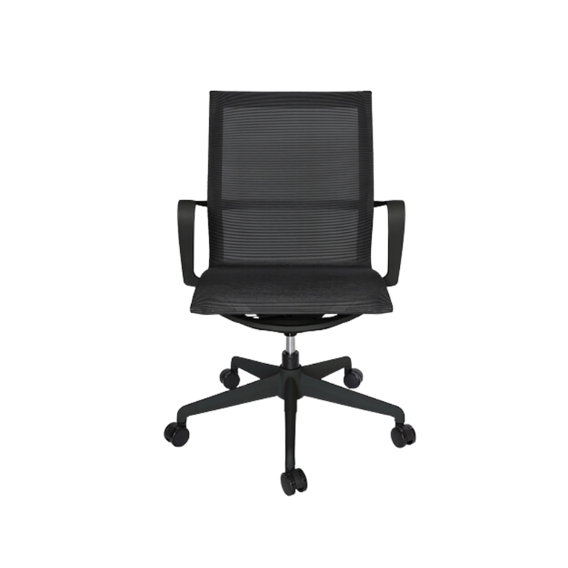 Encuentra la silla operativa modelo BIO OHE-114 en color negro de Aura Muebles. Combinando estilo y diseño ergonómico, esta silla proporciona un soporte óptimo para largas horas de trabajo.