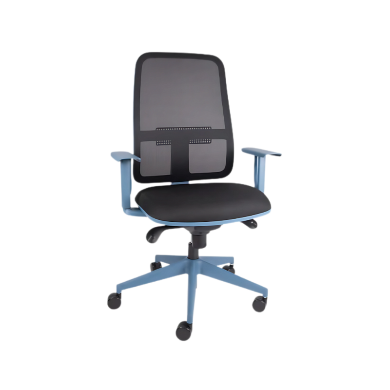Encuentra la silla operativa modelo BLAZE OHE-23 en color Azul profundo, perfecta para tu espacio de trabajo. Disfruta de su diseño ergonómico y comodidad durante largas horas laborales.