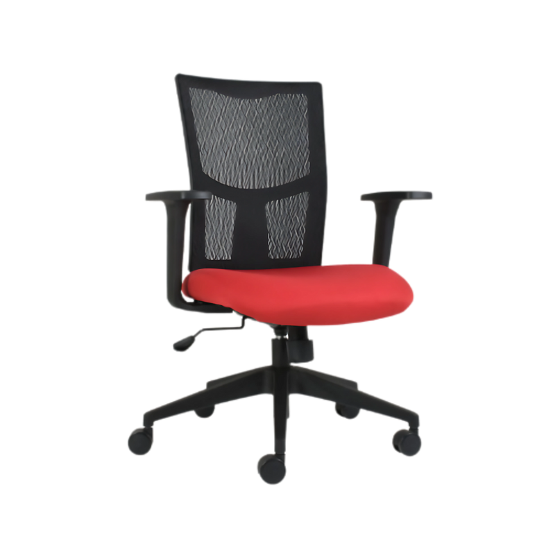 Encuentra la silla operativa modelo BM-7030 en Aura Muebles. Diseñada para brindar comodidad en tu lugar de trabajo, con soporte lumbar ajustable, asiento acolchado y reposabrazos ajustables.