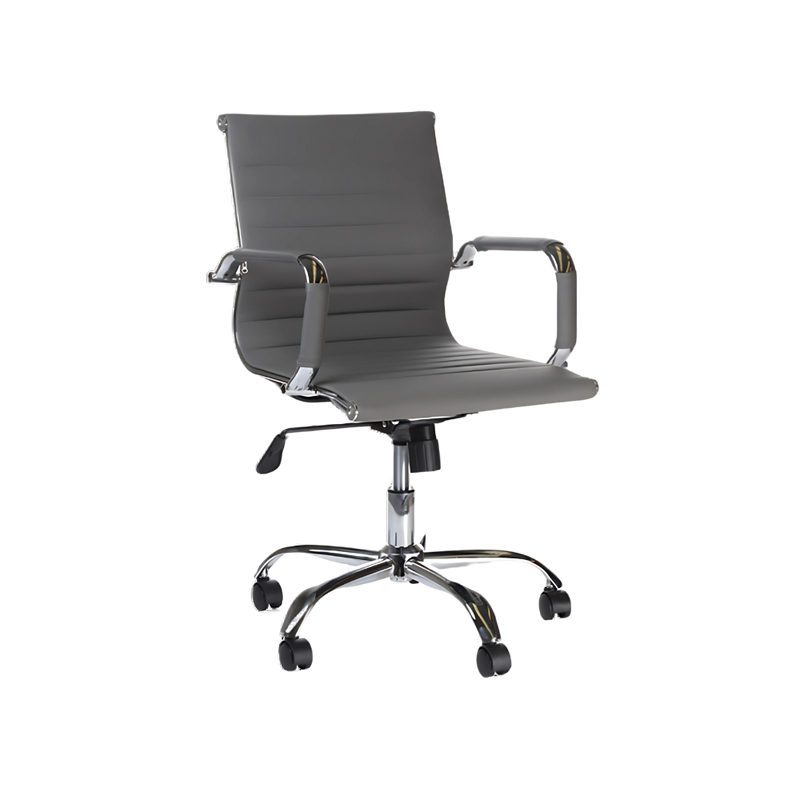 Encuentra la silla operativa modelo CIDRO B en color gris en Aura Muebles. Diseñada para brindar comodidad y funcionalidad en tu espacio de trabajo. Disfrute de una postura saludable durante largas horas de trabajo.