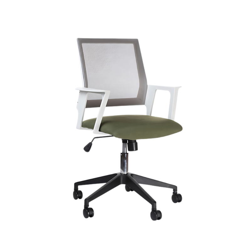 Descubre la silla operativa modelo ELK en color blanco de Aura Muebles. Ofrece comodidad y ergonomía en tu ambiente laboral con su excelente soporte lumbar y ajuste de altura. Ideal para largas jornadas de trabajo.