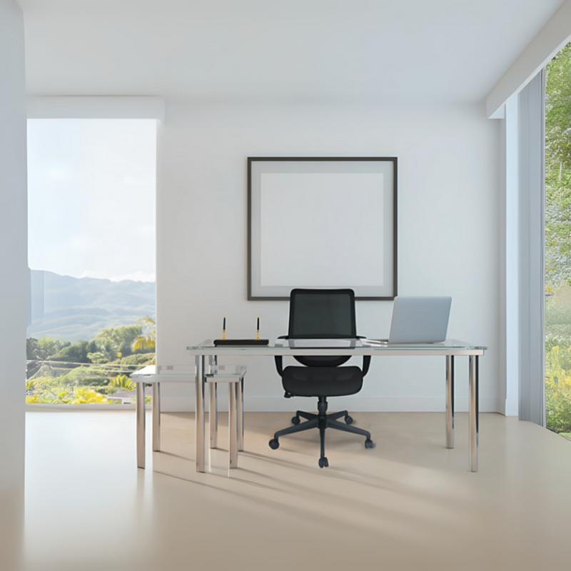 Experimenta el máximo confort y soporte con la silla operativa modelo Evolution OHE-99 en color Negro de Aura Muebles. Diseño ergonómico y acolchado para tu espalda.