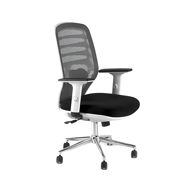 La silla operativa modelo GRANADA de Aura Muebles es perfecta para trabajar cómodamente durante largas horas. Con diseño ergonómico, garantiza una postura saludable y evita dolores de espalda.