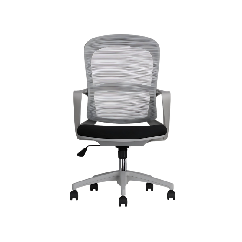La silla operativa modelo JUPITER de Aura Muebles ofrece comodidad y eficiencia en tu lugar de trabajo. Diseño ergonómico y materiales de alta calidad para un soporte óptimo y prevención del dolor de espalda.