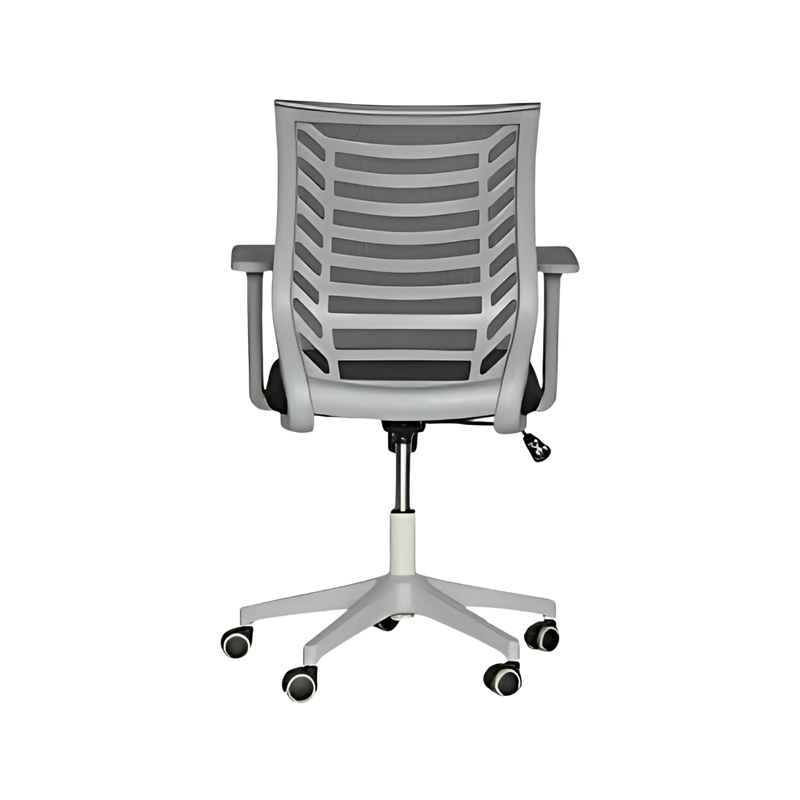 Descubra la silla operativa modelo LK-07G de Aura Muebles de Guadalajara, que ofrece un excepcional soporte lumbar del 95% y una ergonomía incomparable.
