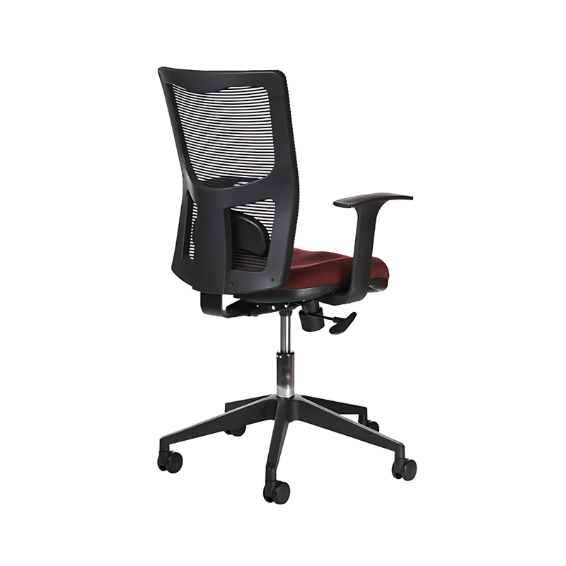 Descubre nuestra silla operativa modelo LYRA de Aura Muebles. Cómoda para un rendimiento óptimo en el trabajo. Con ajustes personalizables, brinda soporte adecuado para la espalda, mejorando la postura.