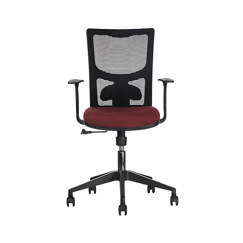 Descubre nuestra silla operativa modelo LYRA de Aura Muebles. Cómoda para un rendimiento óptimo en el trabajo. Con ajustes personalizables, brinda soporte adecuado para la espalda, mejorando la postura.