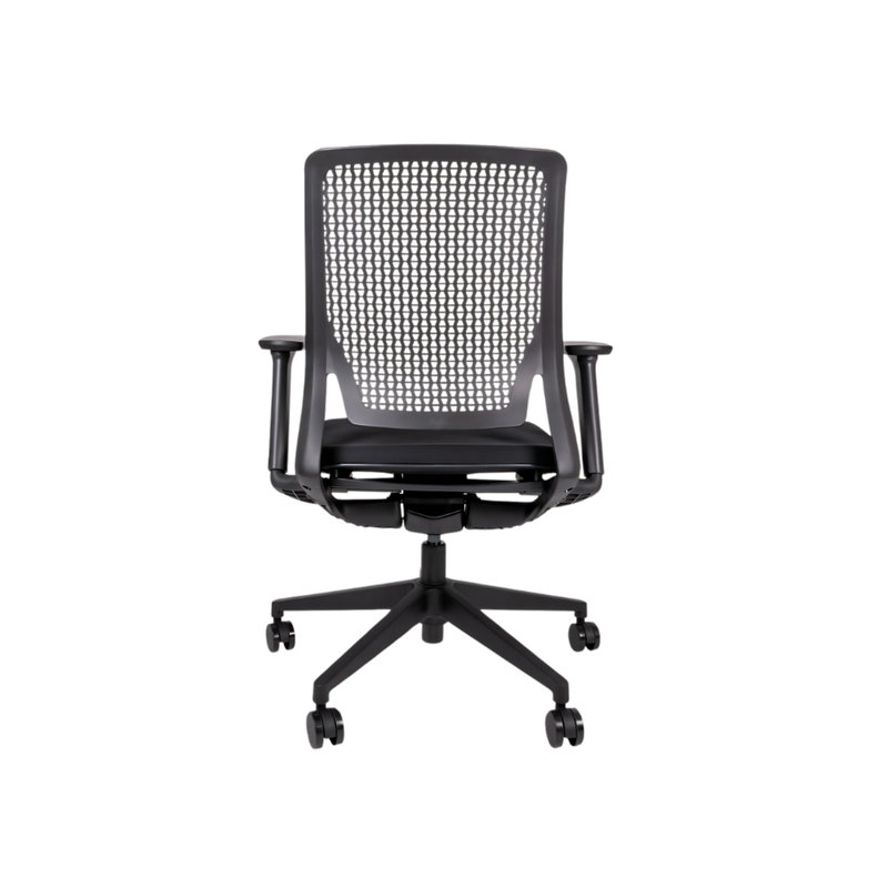 Encuentra la silla operativa modelo MORICO OHE-2003 en color negro en Aura Muebles. Mejora tu postura y productividad con esta elegante silla de diseño moderno.