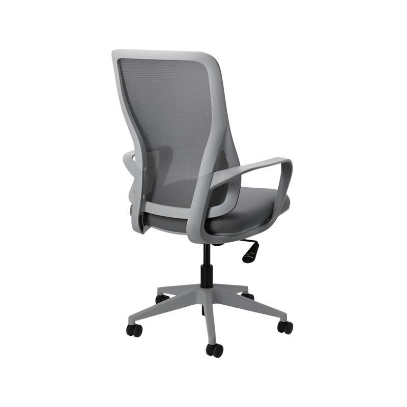 La silla operativa modelo NEON en color gris de Aura Muebles es perfecta para mejorar tu postura y comodidad en el trabajo. Con diseño ergonómico y material de alta calidad.