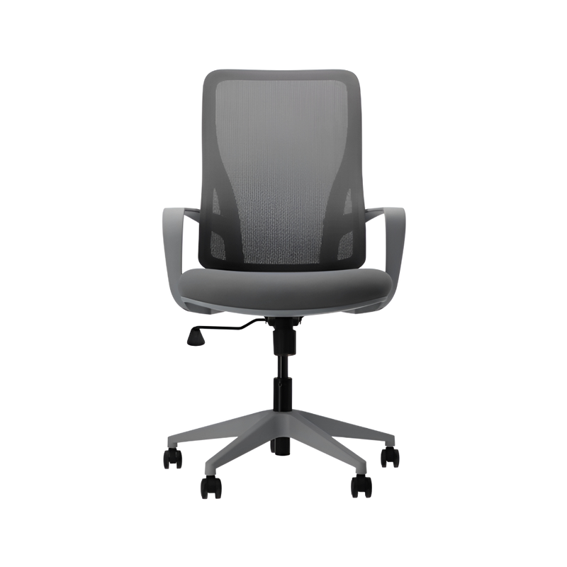 La silla operativa modelo NEON en color gris de Aura Muebles es perfecta para mejorar tu postura y comodidad en el trabajo. Con diseño ergonómico y material de alta calidad.