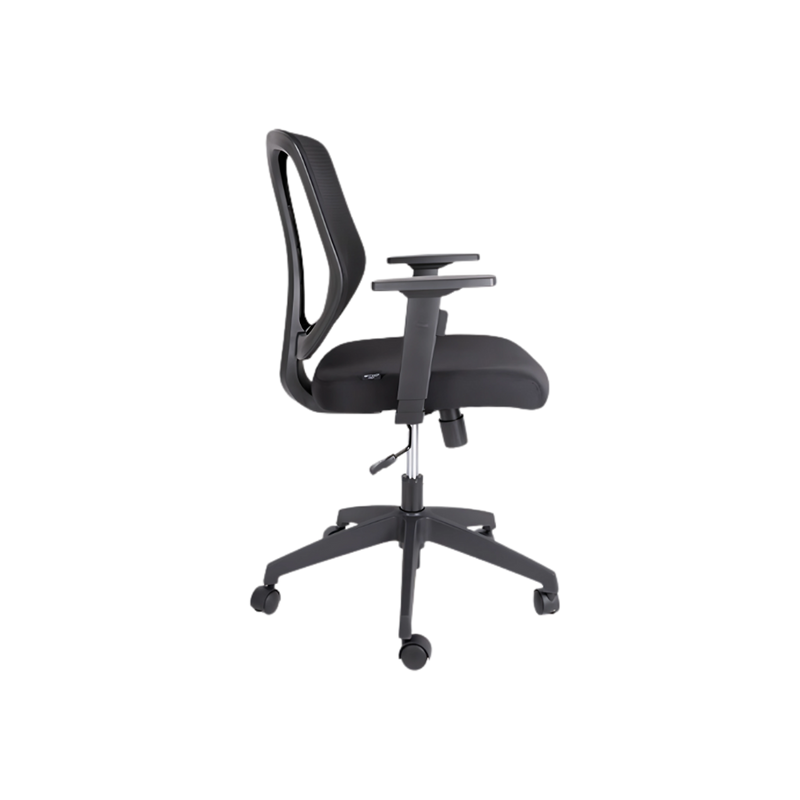 Descubra la comodidad y estilo de nuestra silla operativa modelo OHE-55 en color negro. Diseñada con soporte y ergonomía para largas horas de trabajo en la oficina.
