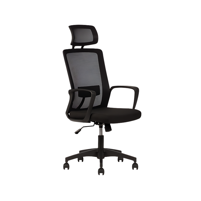 Silla operativa Play respaldo alto con ergonomía y confort con soporte lumbar. Ideal para largas jornadas en oficinas modernas y profesionales en Aura Muebles.
