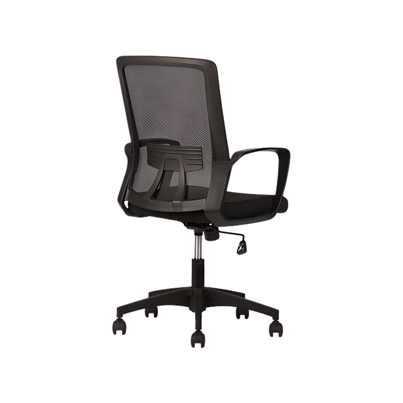 Silla operativa Play respaldo bajo con diseño moderno, soporte ergonómico y comodidad para oficinas, Ideal para espacios dinámicos y funcionales en Aura Muebles.