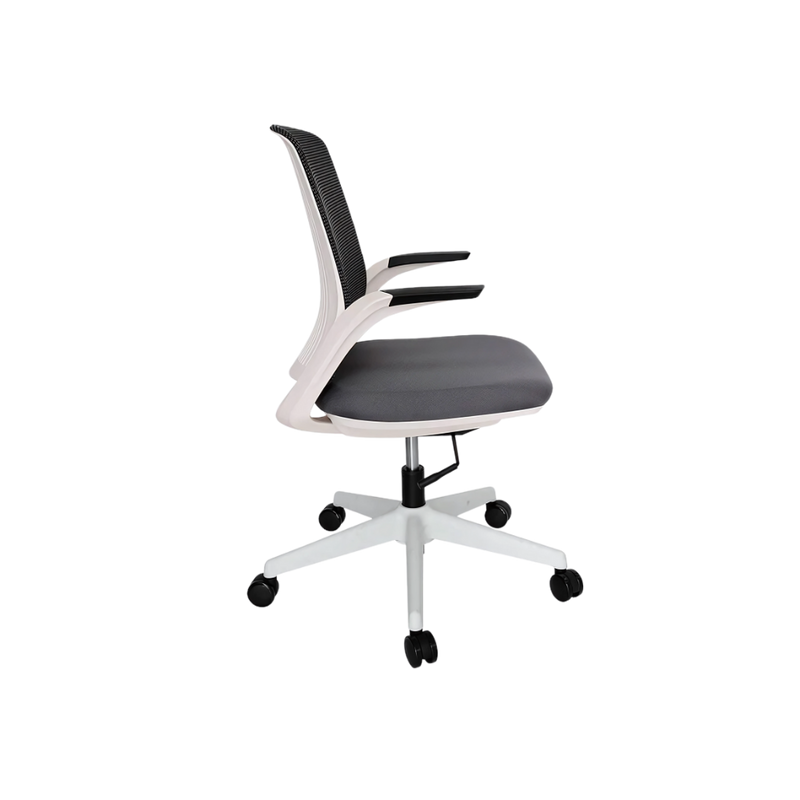 Encuentra la silla operativa ideal para tu oficina o espacio de trabajo en Aura Muebles. El modelo Whale OHE-100 en color Blanco ofrece comodidad, estilo y soporte adecuado para tu postura.