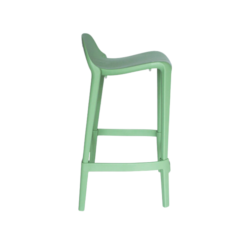 Silla para restaurante JOYOUS Patas asiento y respaldo de dos piezas en polipropileno de alta resistencia y duración para la intemperie resistente a los rayos ultravioleta (UV) Aura Muebles modelo OHV-82