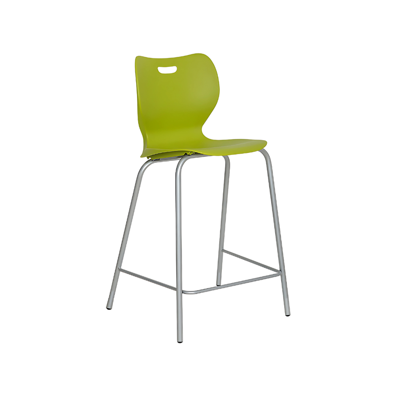 Silla para restaurante Estructura 4 patas fabricado en tubo de 7/8´´ cal. 16 patas frontales cuentan con un ángulo interior de 160° y las patas traseras un ángulo de 170° Aura Muebles modelo AR-100