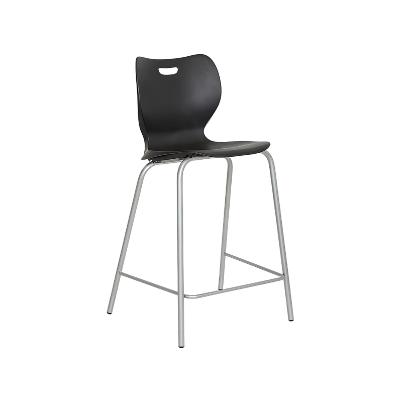 Silla para restaurante Estructura 4 patas fabricado en tubo de 7/8´´ cal. 16 patas frontales cuentan con un ángulo interior de 160° y las patas traseras un ángulo de 170° Aura Muebles modelo AR-100