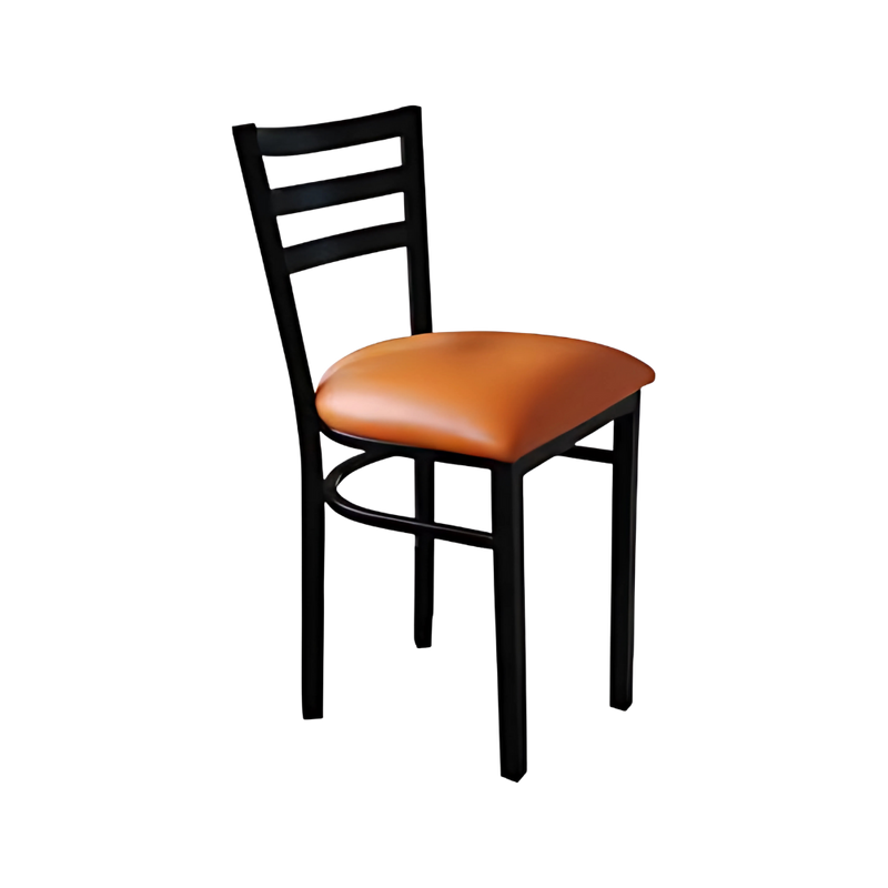 Silla para restaurante Asiento En aglomerado de 19 mm. hule espuma de 6 cms. d.24 kgs/m³ tapizado en variedad de colores Aura Muebles modelo AR-190