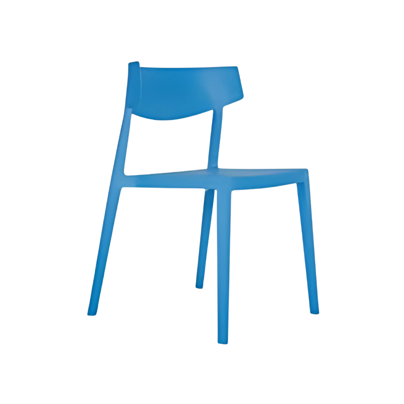 Silla para restaurante Silla de polipropileno para exteriores con protección UV Aura Muebles modelo AR-2017