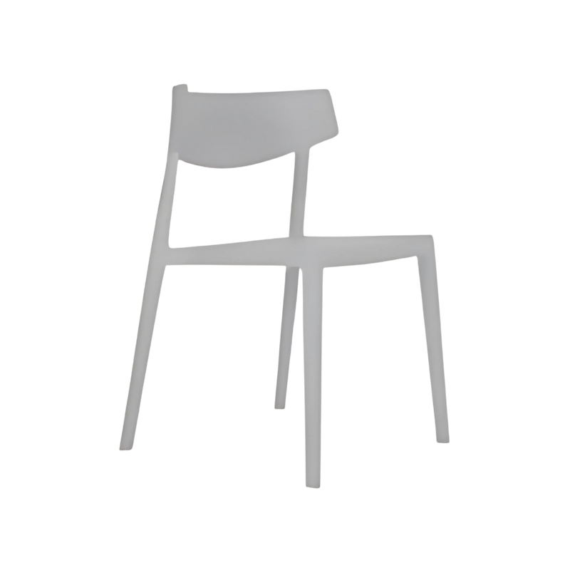 Silla para restaurante Silla de polipropileno para exteriores con protección UV Aura Muebles modelo AR-2017