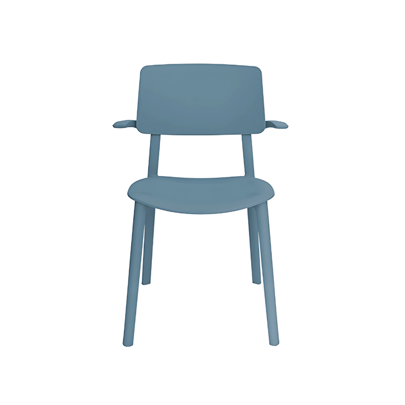 Silla para restaurante KIN Patas asiento y respaldo de una sola pieza en polipropileno de alta resistencia y duración Aura Muebles modelo OHV-136