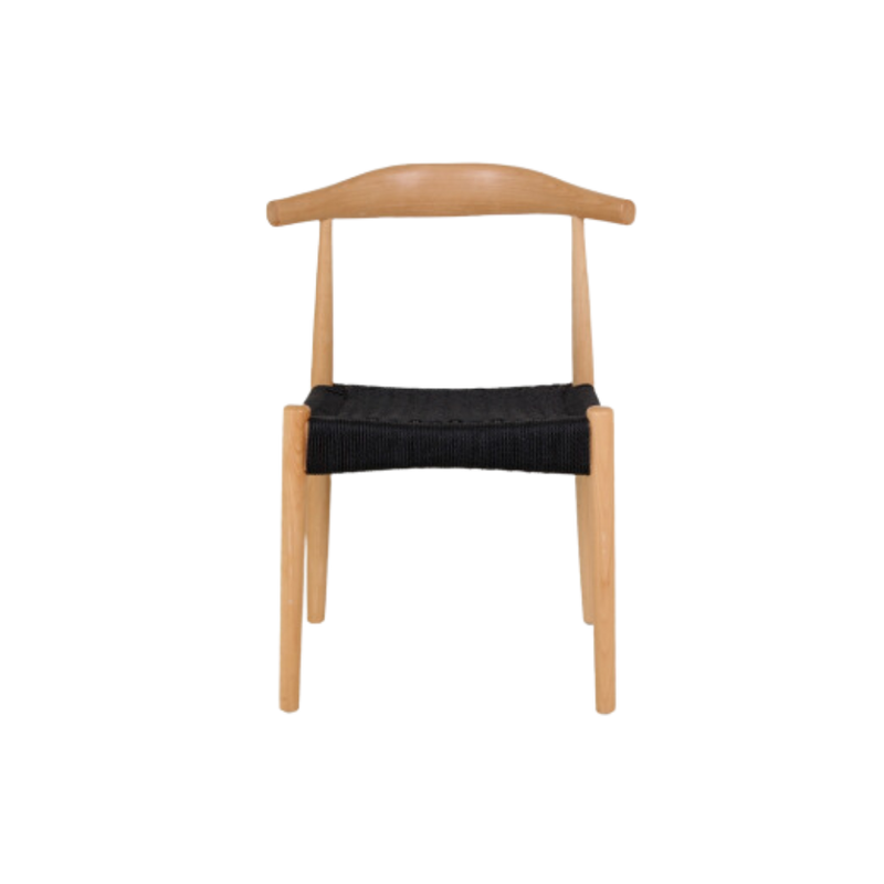 Silla para restaurante es perfecta para mejorar la comodidad de sus clientes Con un tejido sin brazos ofrece una experiencia de asiento cómoda y espaciosa Aura Muebles modelo MONACO con tejido sin brazos