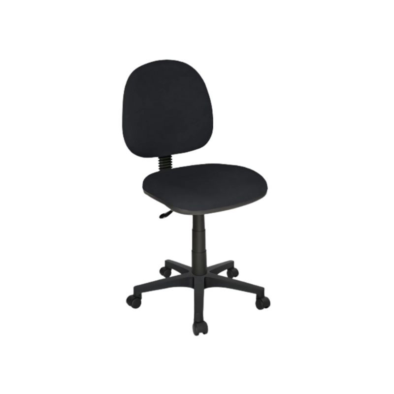 Silla secretarial CONTEMPO OHS-10 Aura Muebles con mecanismo en Plato de acero reforzado con palanca de accionamiento y bloqueo del pistón neumático
