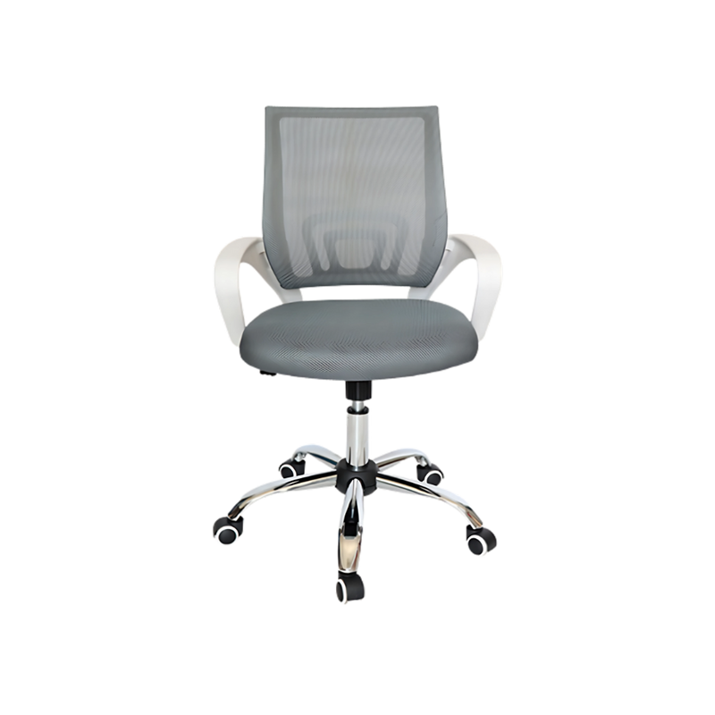 Descubre la silla secretarial ECOCHAIR en color blanca de Aura Muebles en Guadalajara. Diseñada para brindar comodidad y estilo en el trabajo.