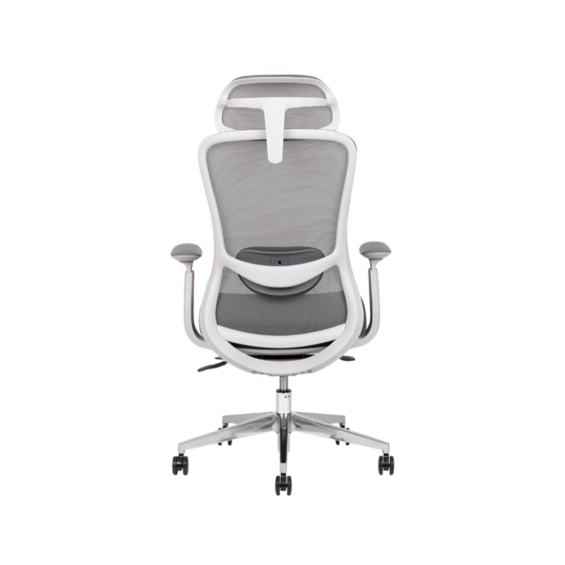 Descubre las sillas directivas ENERGY WHITE RESPALDO ALTO de Aura Muebles, que combinan elegante diseño y confort ergonómico.