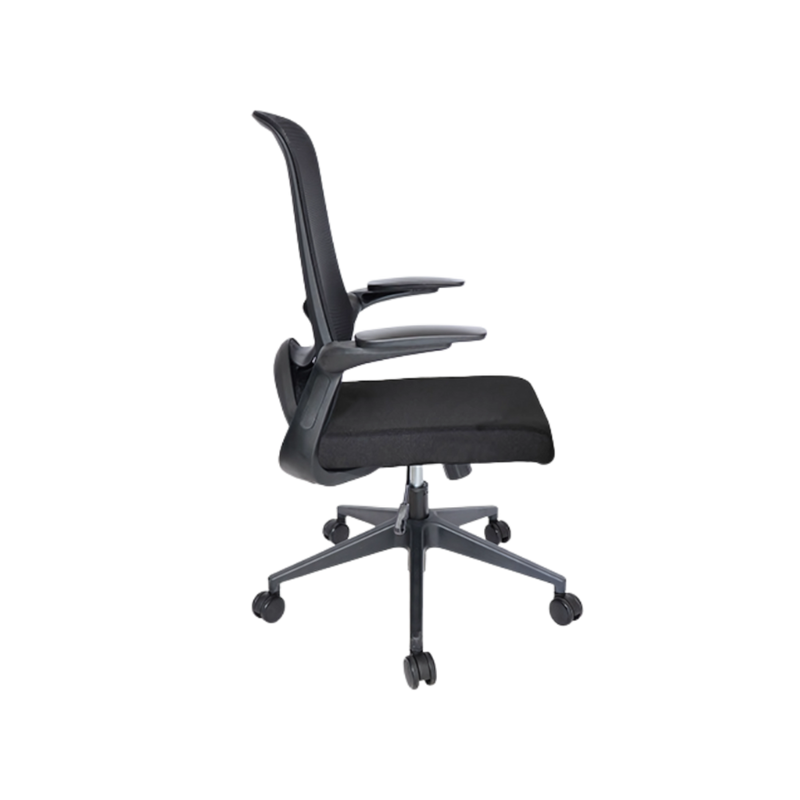 Encuentra la silla operativa perfecta para largas jornadas laborales en Aura Muebles. Nuestro modelo DOLPHIN OHE-111, de color negro, ofrece diseño ergonómico para promover una postura saludable.