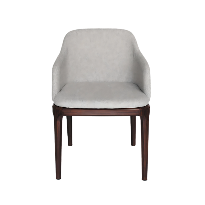 Sillón de visita confortable BLAIR Estructura de lámina de acero cortada doblada y troquelada calibre 18 con acabado de pintura epóxica (electrostática) y terminado en imitación madera Asiento respaldo y brazos base y armazón en madera de triplay hule espuma laminado flexible y alta resilencia Aura Muebles modelo OHV-106