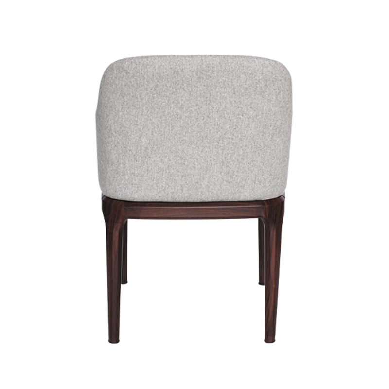 Sillón de visita confortable BLAIR Estructura de lámina de acero cortada doblada y troquelada calibre 18 con acabado de pintura epóxica (electrostática) y terminado en imitación madera Asiento respaldo y brazos base y armazón en madera de triplay hule espuma laminado flexible y alta resilencia Aura Muebles modelo OHV-106