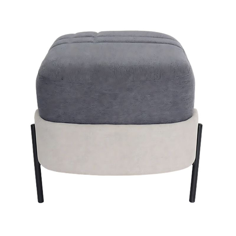 Sillón de visita confortable GUBI Estructura de acero tubular de 3/4" de diámetro con acabado de pintura epóxica (electrostática) color negro mate asiento base y armazón en madera de pino de primera calidad hule espuma laminado flexible y alta resiliencia tapiz poliéster jaspeado Aura Muebles modelo OHM-130
