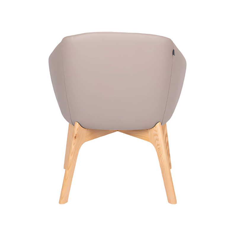 Descubre el sillón de visita contract modelo EDGE base madera de Aura Muebles. Combina elegancia y comodidad, perfecto para cualquier espacio de trabajo o sala de reuniones.