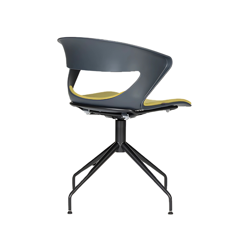Descubre el sillón de visita KICCA SPIDER de Aura Muebles, diseñado para brindar comodidad y elegancia en oficinas. Su base tipo spider y materiales de alta calidad lo hacen ideal para cualquier espacio.