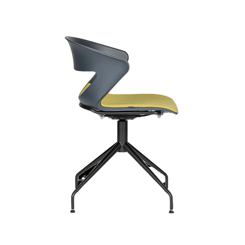 Descubre el sillón de visita KICCA SPIDER de Aura Muebles, diseñado para brindar comodidad y elegancia en oficinas. Su base tipo spider y materiales de alta calidad lo hacen ideal para cualquier espacio.