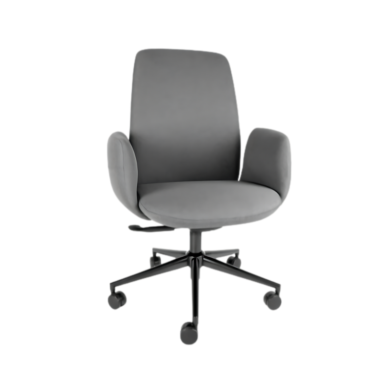 El sillón ejecutivo modelo YODO OHE-135 PLUS de Aura Muebles en Guadalajara ofrece comodidad excepcional para largas horas de trabajo.
