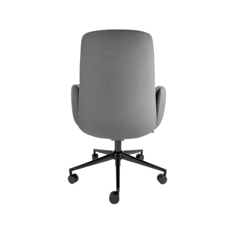 El sillón ejecutivo modelo YODO OHE-135 PLUS de Aura Muebles en Guadalajara ofrece comodidad excepcional para largas horas de trabajo.