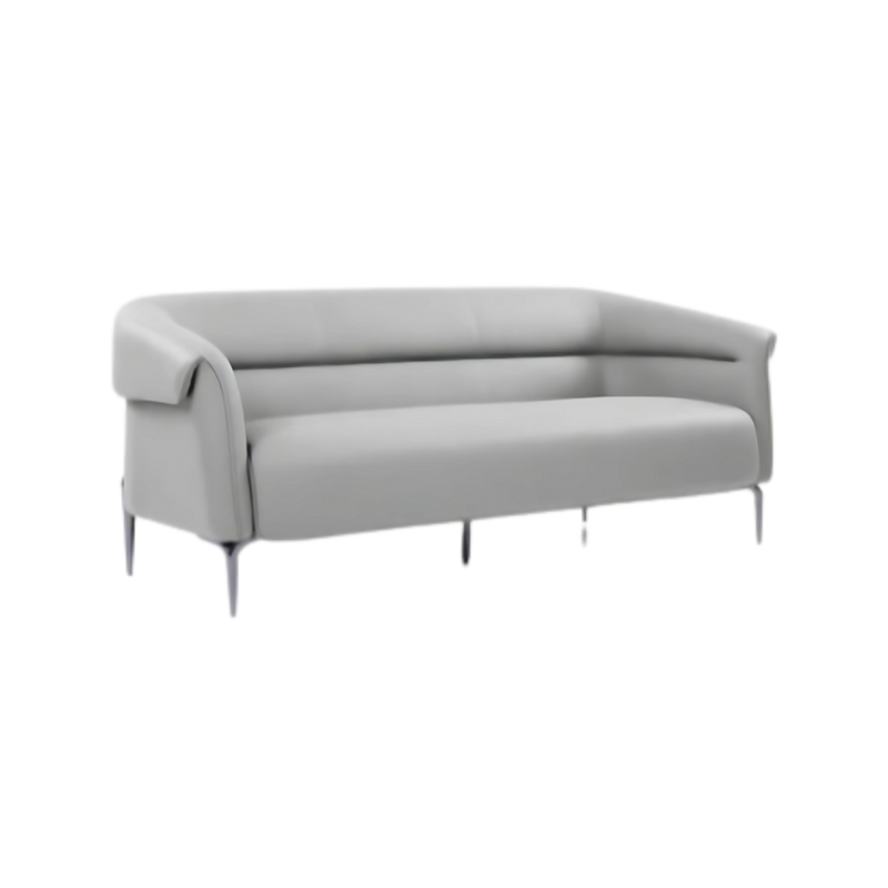 Sofá confortable AMELIA Armazón en base a madera de haya natural de primera calidad en espesor de 40 mm, Uniones fijas con adhesivo y grapas de acero fuentes brazos y respaldos con recubrimiento de espuma firme en poliuretano flexible Aura Muebles modelo OHM-41003