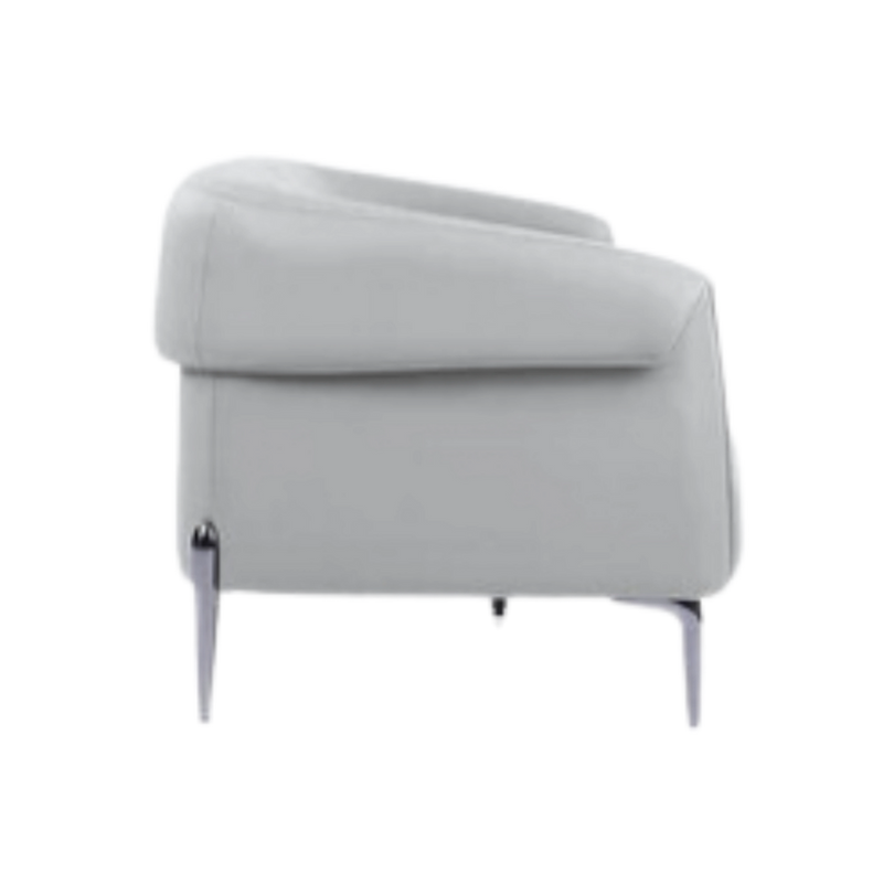 Sofá confortable AMELIA Armazón en base a madera de haya natural de primera calidad en espesor de 40 mm, Uniones fijas con adhesivo y grapas de acero fuentes brazos y respaldos con recubrimiento de espuma firme en poliuretano flexible Aura Muebles modelo OHM-41003