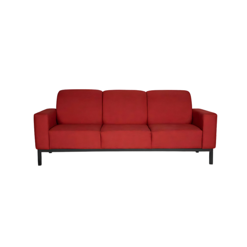 Sofá confortable Asiento y respaldo tapizados en variedad de colores (consultar catalogo tapices) Aura Muebles modelo AMSTERDAM-3P