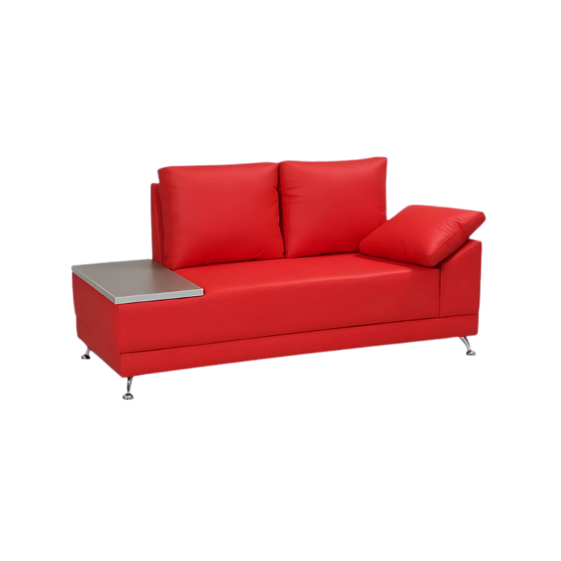 Sofá confortable Madera de pino solida de 21 mm. de primera calidad rafia entretejida al bastidor para mayor firmeza estructura ligada con bandastic #5 patas cromada Aura Muebles modelo ANKARA-2P