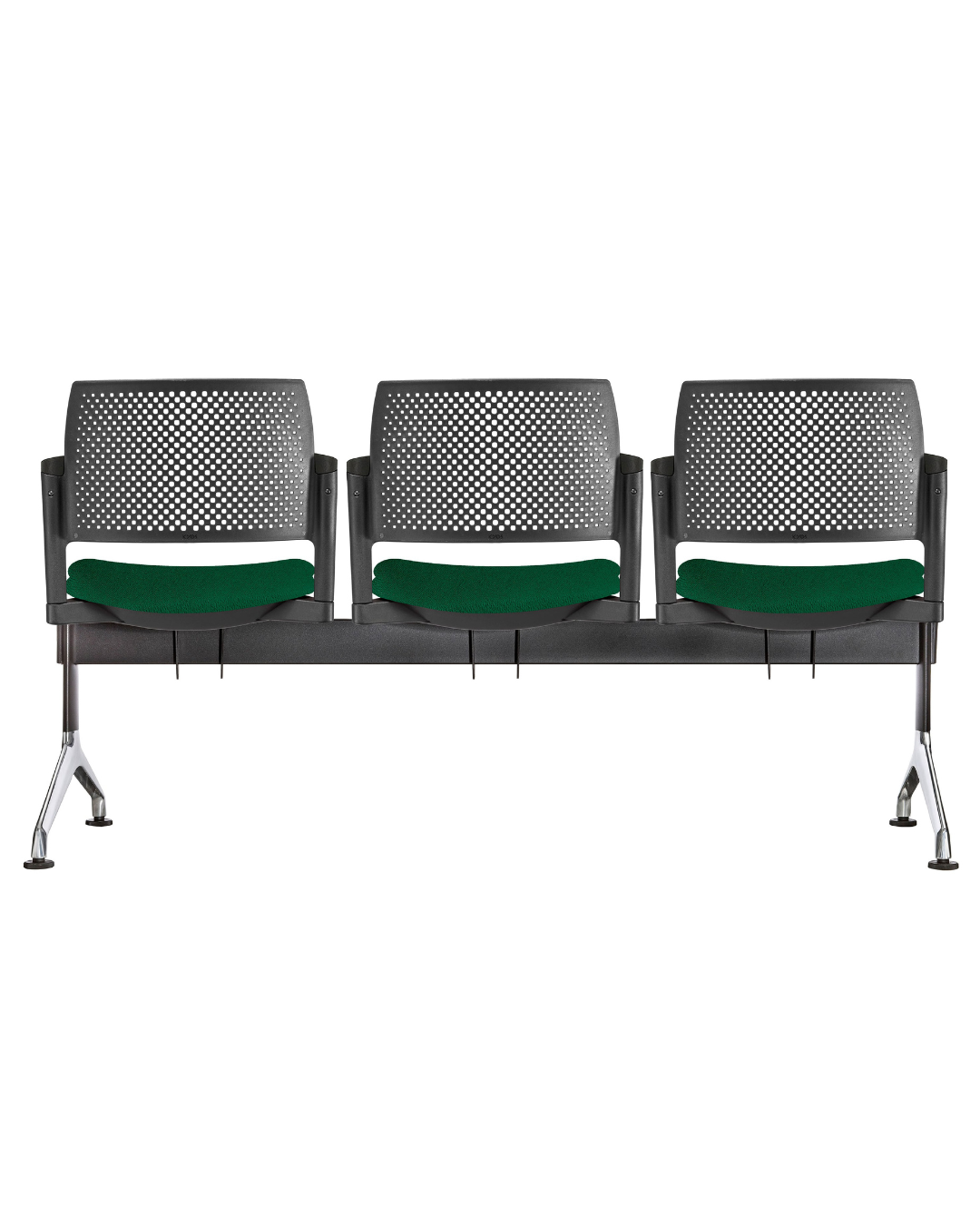 Bancas | Banca de espera Kyos OHR‑347‑3P | Aura Muebles de Oficina