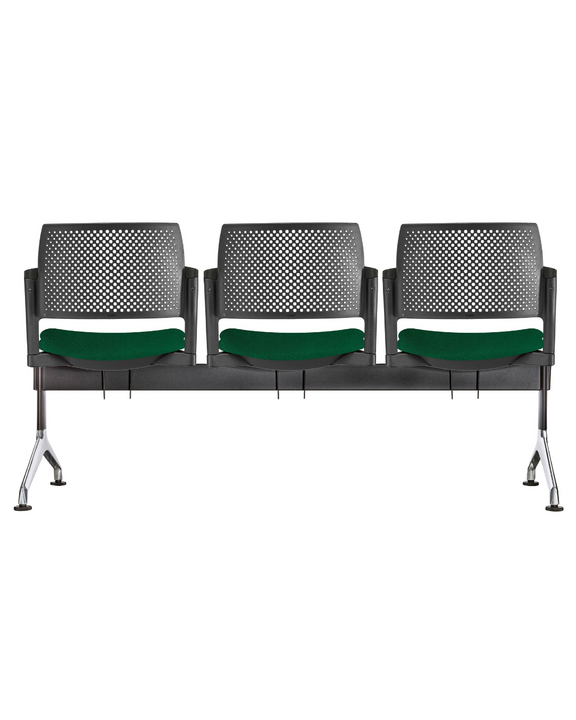 Bancas | Banca de espera Kyos OHR‑347‑3P | Aura Muebles de Oficina