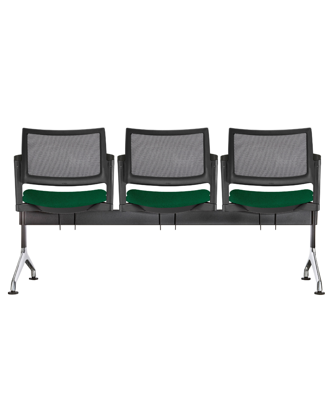 La banca de espera Kyos OHR‑365‑3P&nbsp;ofrece combinación perfecta de ergonomía, diseño moderno y alta resistencia. Ideal para salas de espera, consultorios o áreas de tránsito, integra respaldo en malla y asiento tapizado con estructura sobria y eficiente.